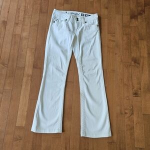 Miss Me White Denim Jeans